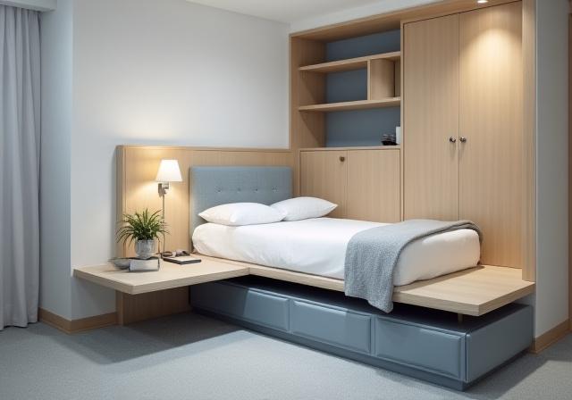 Compact executive room design